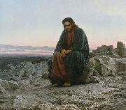Ivan Kramskoi Christ in the desert, Spain oil painting artist